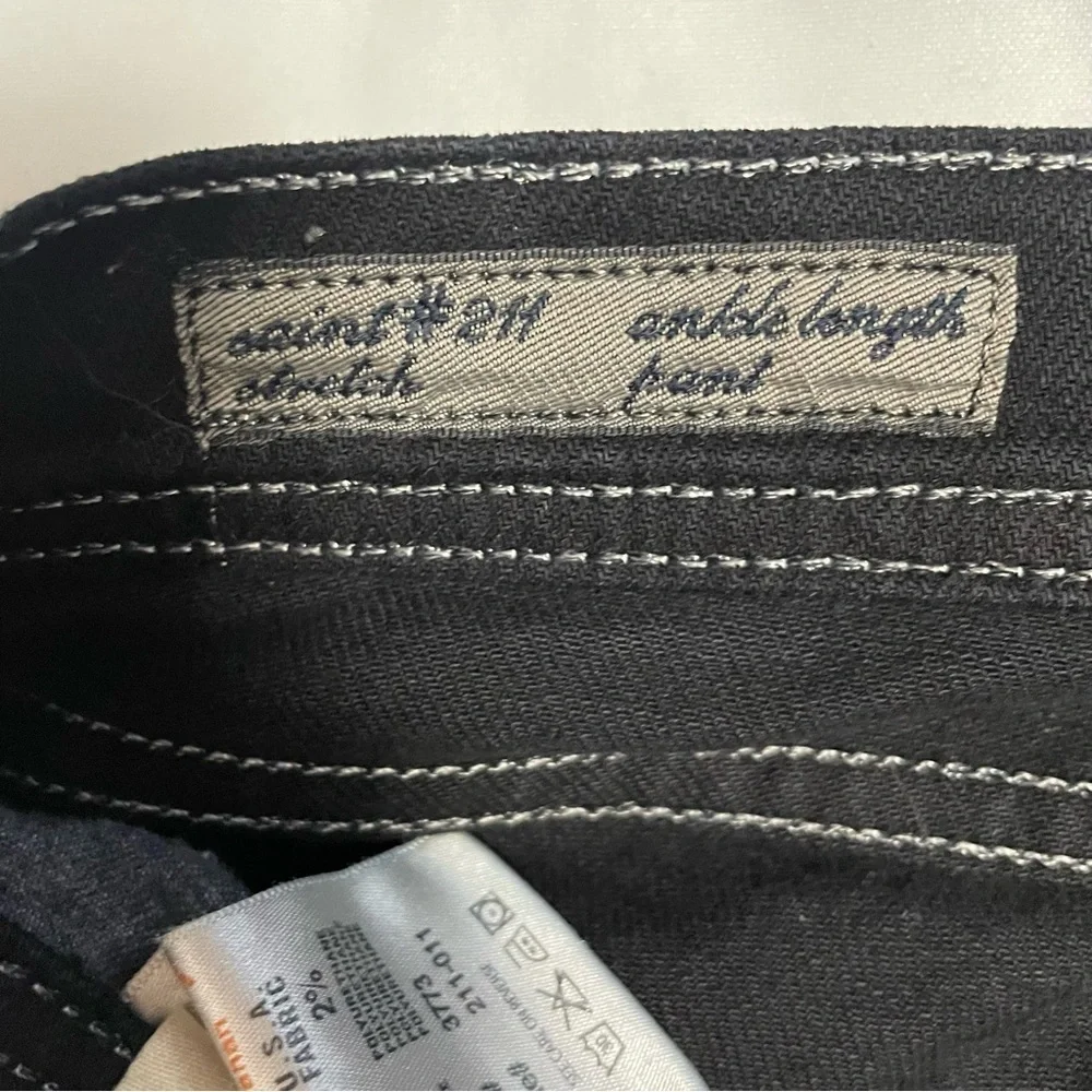 Citizens Of Humanity by Jerome Dahan Black Ankle Length Stretch Jeans Size 30